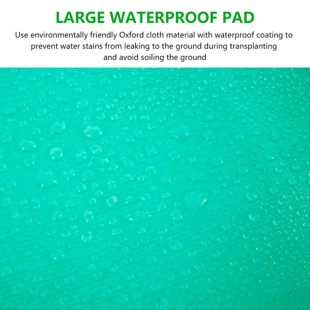 50-100CM Gardening Planting Mat PE Plant Repotting Mat, Foldable Waterproof Gardening Potting Pad Flower Pots Transplanting Mats