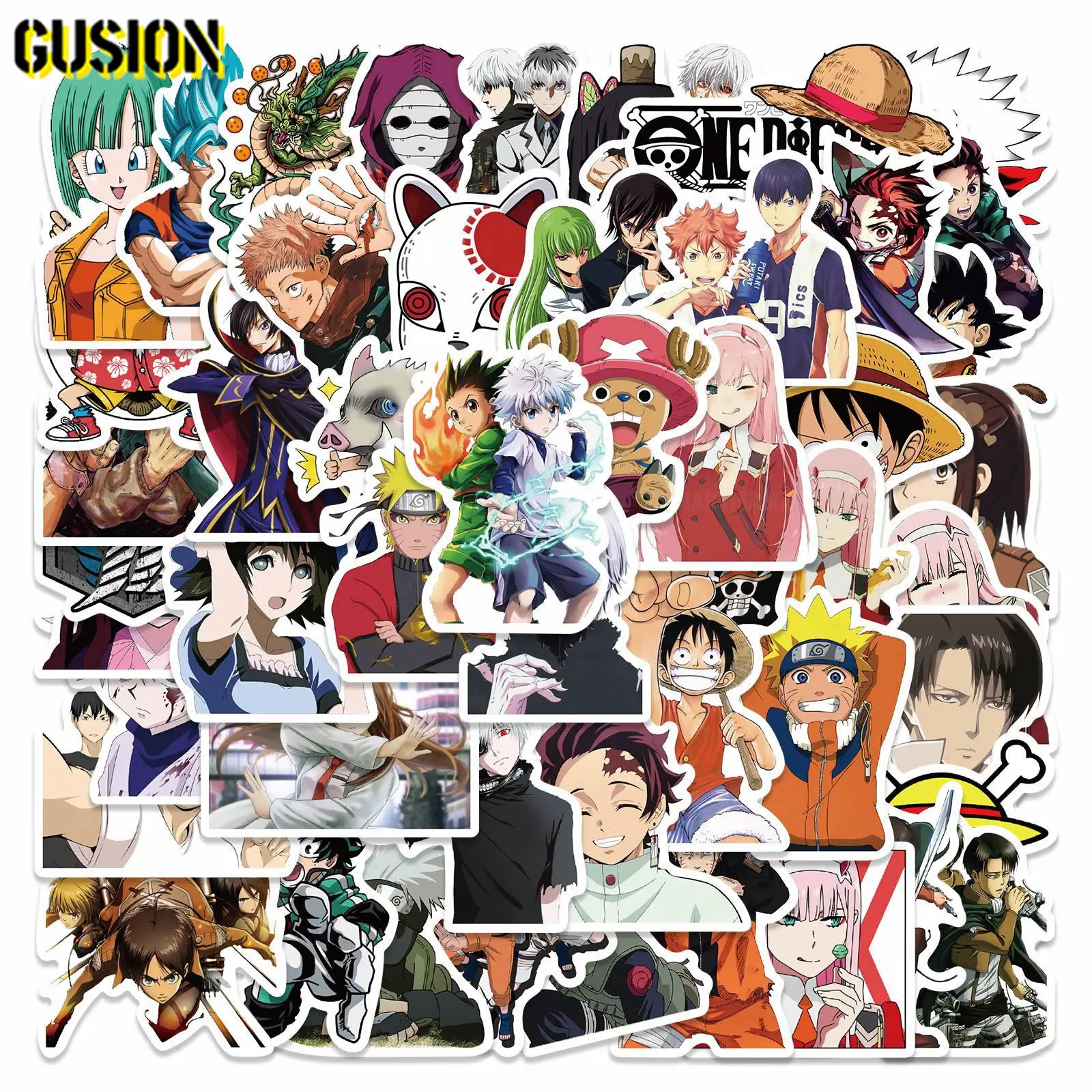 10/50 Uds clásico Japón Anime mezclar pegatinas de dibujos animados impermeable Skateboard guitarra equipaje Laptop bicicleta divertido pegatinas de juguete para niños