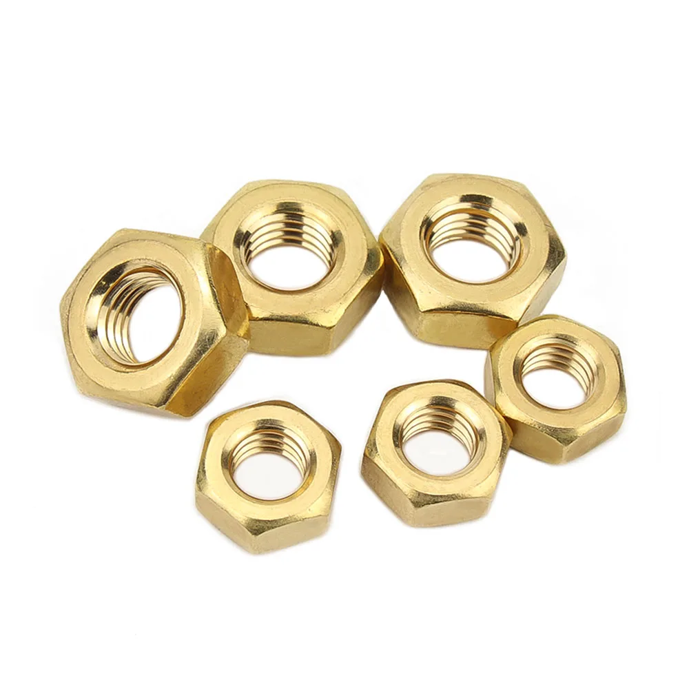 M20 Solid Brass Hex Nuts Right Hand Thread M_M_C Select Size M1.4 