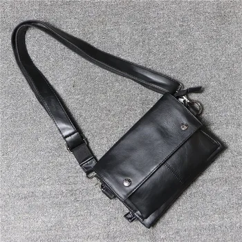 

Newhotstacy Bag 100419 men's single shoulder bag retro soft cross body bag