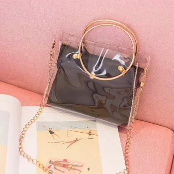 

Women Shoulder Bags Fashion Design Lady Shoulders Jelly Package Handbag Purse Mobile Phone Messenger Bag bolsa feminina#0