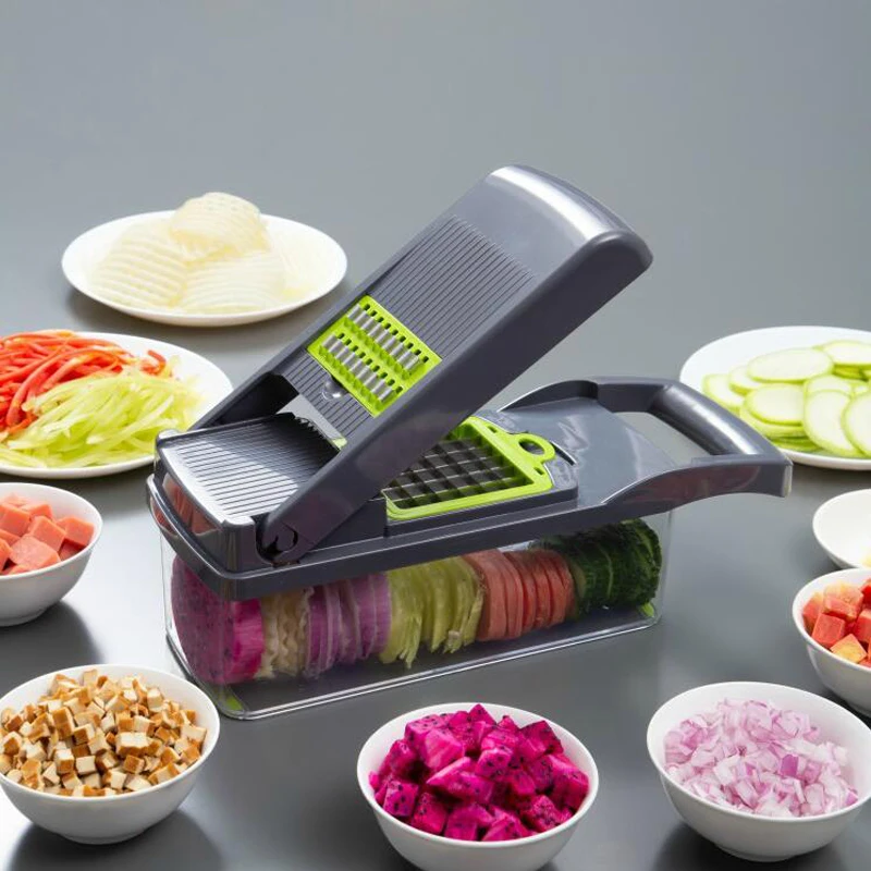 Кухонный слайсер и измельчитель устройство резки овощей из нержавеющей стали съемный овощерезка