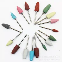 Маникюрная высококлассная силиконовая резиновая Шлифовальная головка 2,35 ручкой