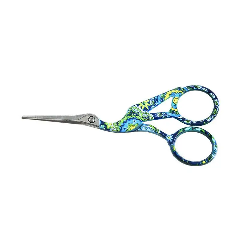 Durable Stainless Steel Retro Tailor Scissor Crane Shape Sewing Small Embroidery Craft CrossStitch Scissors DIY Home Tools