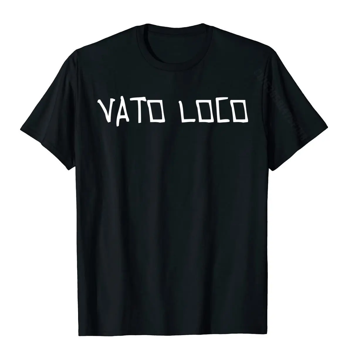 Europe Retro Men's Top T-shirts Crew Neck Short Sleeve All Cotton Tops Shirt Slim Fit Tee Shirt Wholesale VATO OCO Ca ifornia o d schoo cho o gangster t-shirt__1137 black