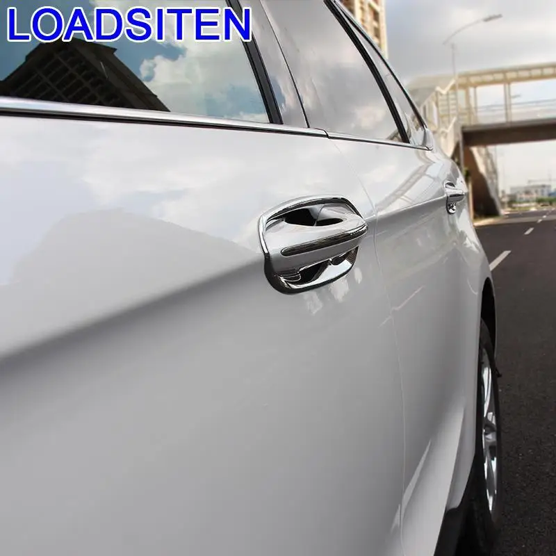 

Automobile Auto Modified Chromium Door Handle Exterior Covers Modification Car Styling Protecter Trim 18 19 FOR Ford Edge