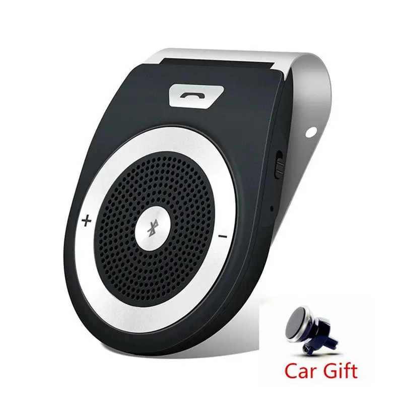 Автомобильный динамик с Bluetooth, автомобильный козырек, динамик для телефона, Bluetooth, динамик для телефона, включает магнитный держатель для телефона, автомобильный держатель