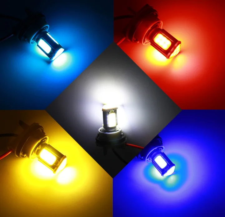По DHL или FedEx 200 шт. p21w bay15d ba15s 1156 1157 led COB 12 в стоп-сигнал Белый Красный Автомобильные светодиодные лампы заднего поворота лампа парковки