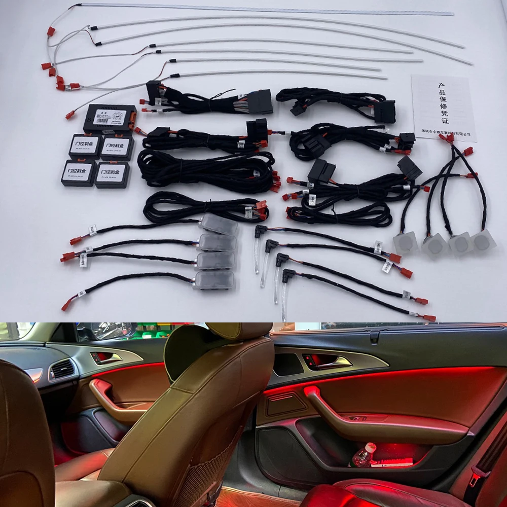 19 Lights 21 Colors Front Dashboard Bar Decorative Ambient Light Led