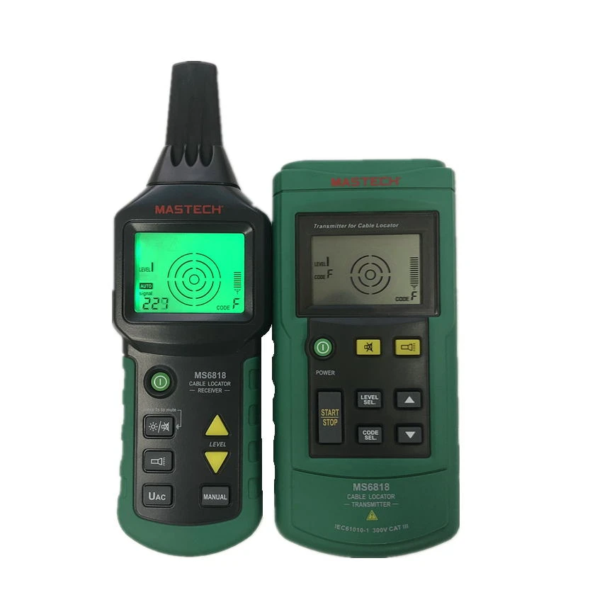 Digital Multimeter MS6818 Portable Professional Wire Cable Tracker Metal Pipe Locator Detector Tester Line Tracker Voltage 12~400V Electrical Maintenance YLYHQUS Digital Multimeter MS6818 Portable Professional Wire Cable Tracker Metal Pipe Locator Detector Tester Line Tracker Voltage 12~400V Electrical Maintenance YLYHQUS