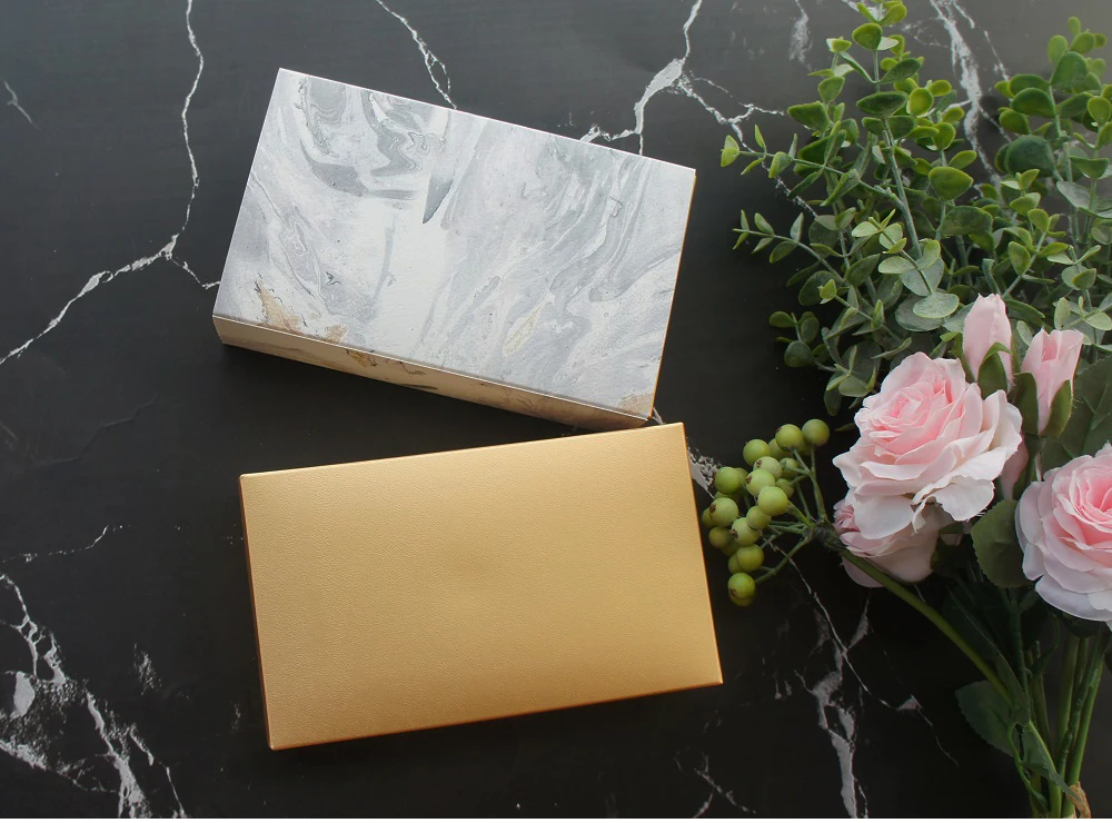 18.5*11*4.7cm 3set Gold White Marble Especially Design Paper Box+ Bag As Birthday Wedding Party Gift Packaging Use