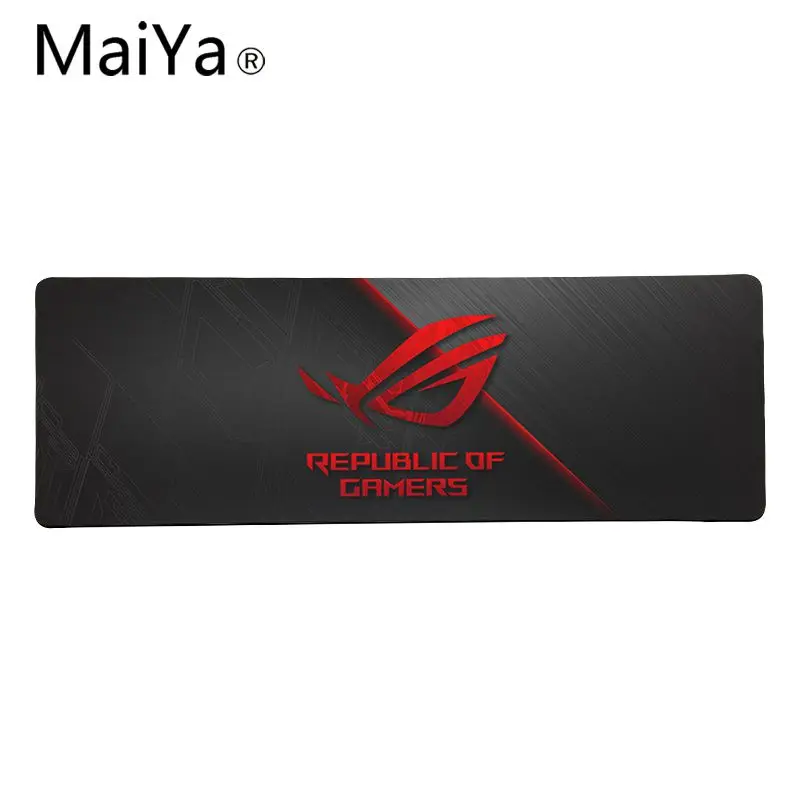Maiya Высокое качество ASUS Eye Game DIY дизайн игровой с узором коврик для мыши большой коврик для мыши клавиатуры коврик - Цвет: Lock Edge 40X90cm