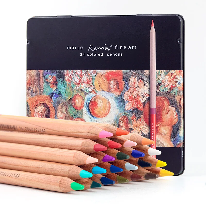 Wholesale Marco Renoir 24/36/48/72/Pencil Set Lapices De Colores  Profesionales Crayons Colouring Drawing Pencils Set Wholesale From Jiguan,  $28.41