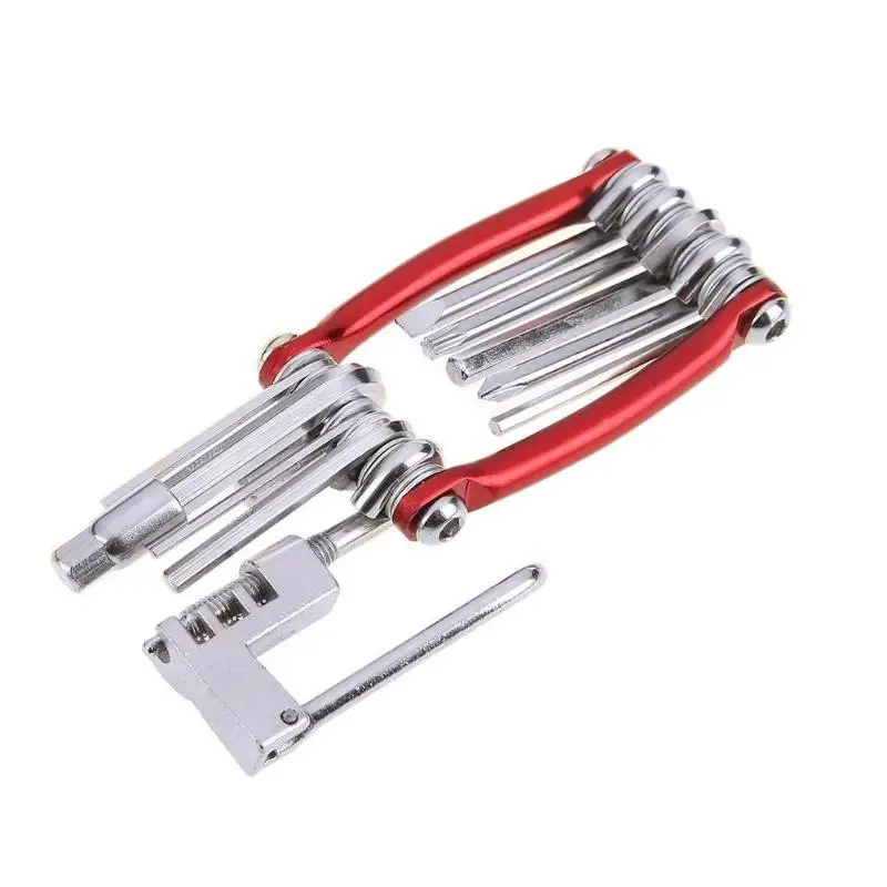 11in1 Bicycle Repairing Set Bike Repair Tool Kit Wrench Screwdriver Chain