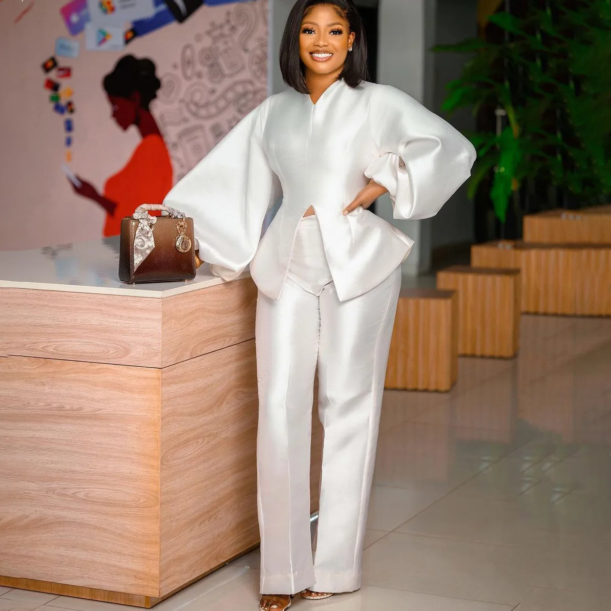 Комплект из 2 предметов женский спортивный костюм одежда в африканском стиле на