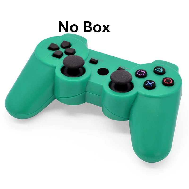 Bluetooth беспроводной джойстик ForDualshock3 сменный контроллер геймпад для PS3 двойной вибратор forPlay Station 3 Аксессуары - Цвет: Green No Box