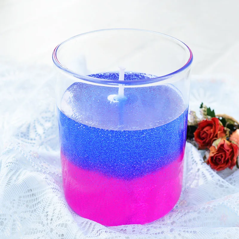 200g Transparent Jelly Wax Candle Raw Material DIY Crystal Candle Cup Handmade Scented Wax Supplies