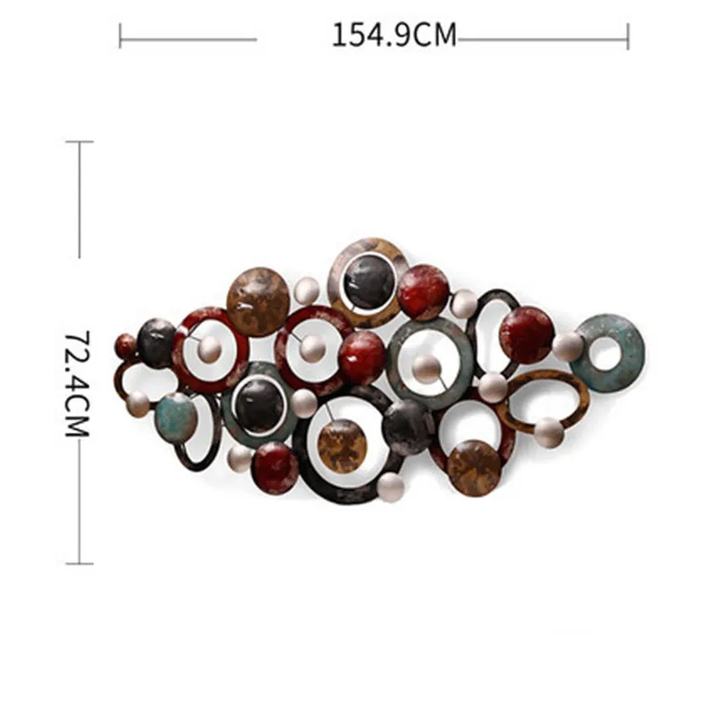 European Style Stereoscopic Wall Decoration Simulation Cosmic Planet Iron Art Wall Accessories Living Room Wall Hangings X2218
