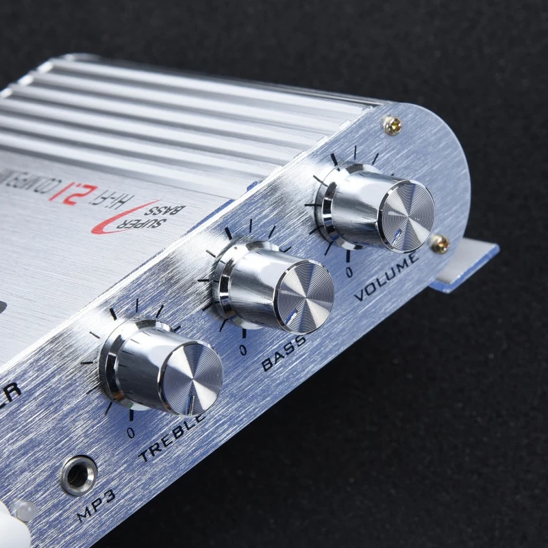 300 Вт 12 В усилитель Радио MP3 стерео для автомобиля сабвуфер дома Hi-Fi 2,1