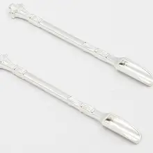 Мини-дымовая лопата, микро-отлаживающая медицинская ложка, металлическая ложка, храп, нюхатель, порошок, Hover Hooter Snuff, табачная трубка, лопата для курения