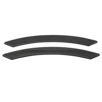 

2Pcs Car Universal Carbon Fiber Truck Wheel Eyebrow Stickers Trim Anti Scratch Anti Scratch Protective Decorative Strip