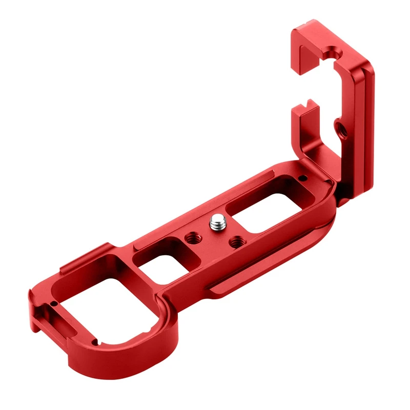 

Metal CNC Vertical Shoot Quick Release Plate L Bracket for Sony A7 A7R A7S Camera DSLR -Red