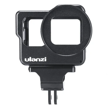 

Ulanzi V3 Vlog Case Metal Cage for Gopro 7 6 5 Vlogging Case with 52MM Lens Filter Mic Power Adapter Case Cold Shoe for Micropho