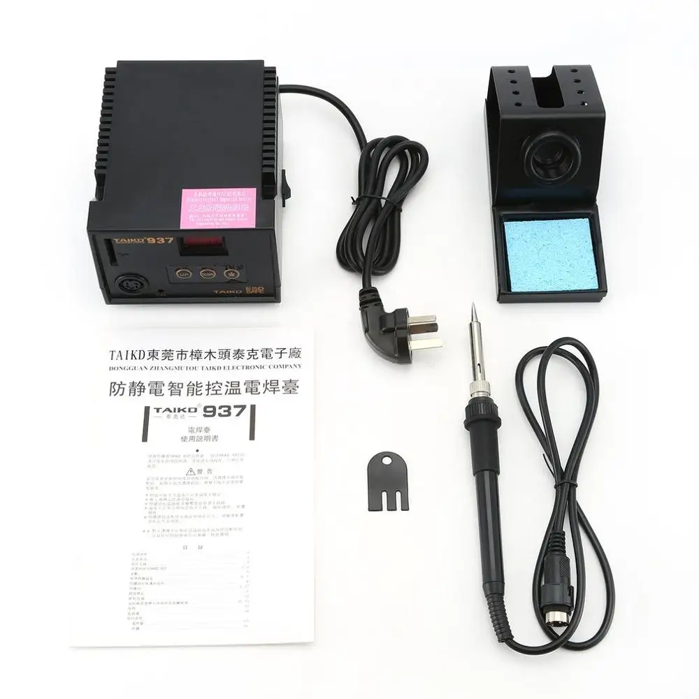 

937 LED Digital Display Leadfree Soldering Station 70W Electric Soldering iron Constant Temperature Anti-static Soldering