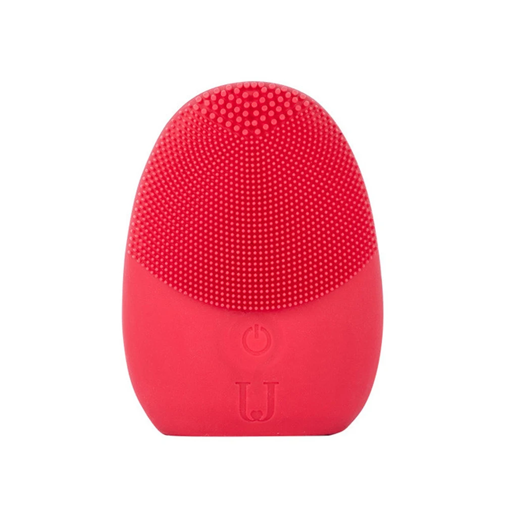 red Xiaomi mijia sonic Очищающая щетка для лица мини электрическая массажная моющая щетка Водонепроницаемые силиконовые глубоко очищающие Инструменты для лица - Цвет: red