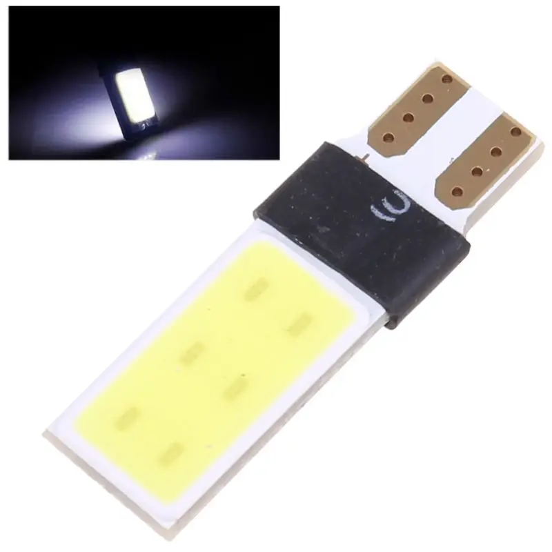 COB T10 W5W 6 Вт светодиодный bianco Canbus laterale della лампада кунео lampadina|Сигнальная лампа| |