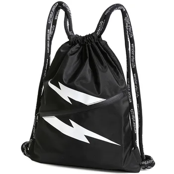 

Drawstring Backpack Sports Gym Bag for Women Men Large Size Gym Traveling Canvas Backpack Anti Theft Laptop Backpack