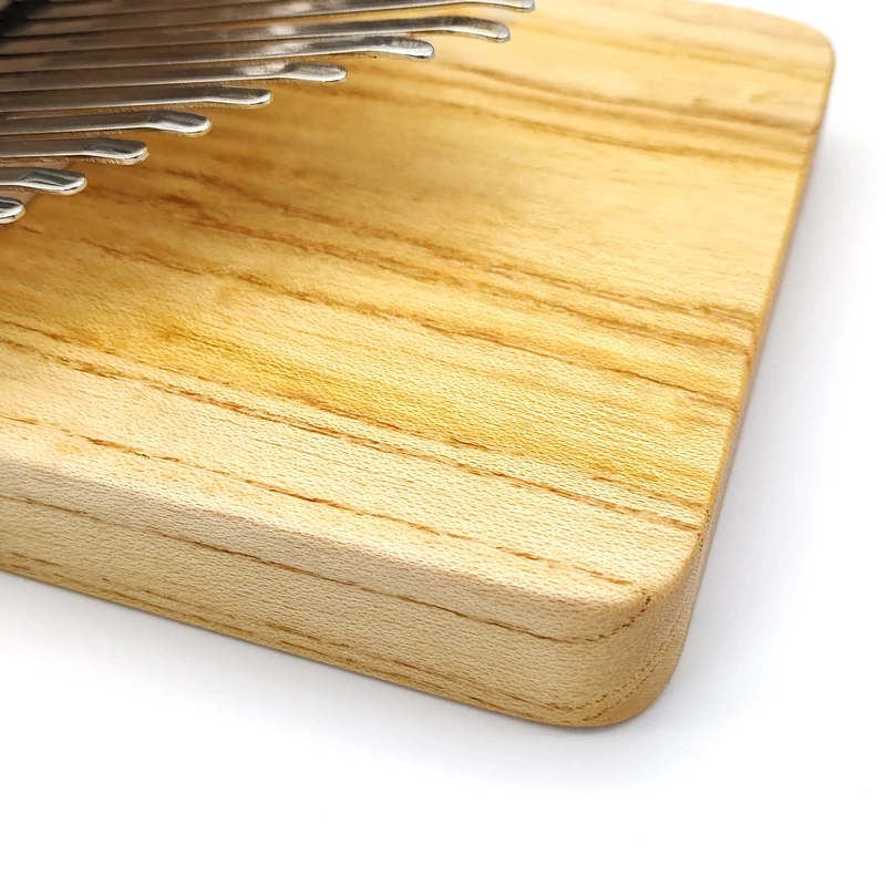 Chromatic Kalimba 42 Keys Handmade Thumb Piano Double Row Keyboard Log Color Acacia Wooden Musical Instrument Chromatic Kalimba 42 Keys Handmade Thumb Piano Double Row Keyboard Log Color Acacia Wooden Musical Instrument
