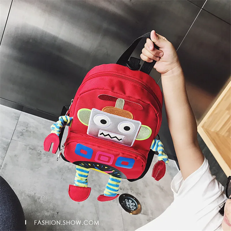 3D мультфильм детская сумка робот mochila Детские рюкзаки Детский рюкзак детские школьные сумки ранец для маленьких мальчиков и девочек