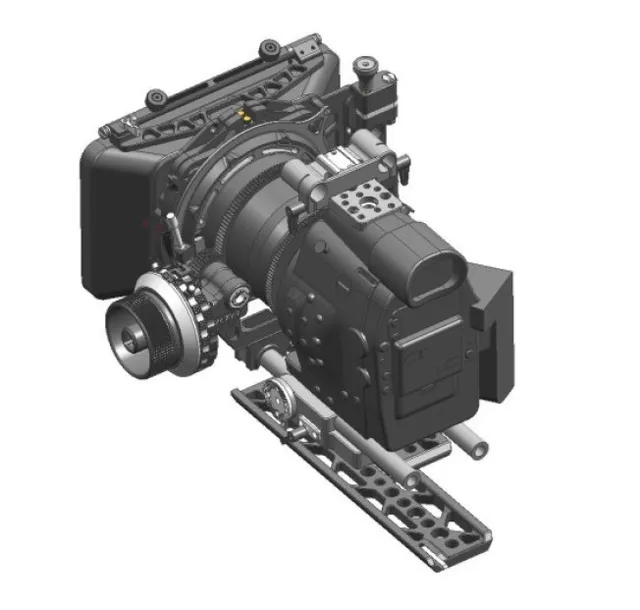 $903,07 Tilta Pro Rig for Canon C100 camera 15mm rod camera support system Baseplate Cage Free shipping