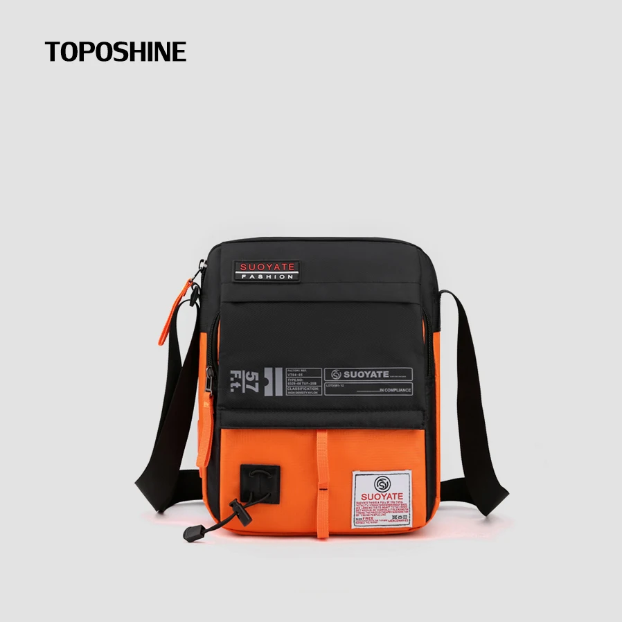 Versatile Small Men Bags Nylon Business Black Messenger Man Crossbody Bag Waterproof Travel |