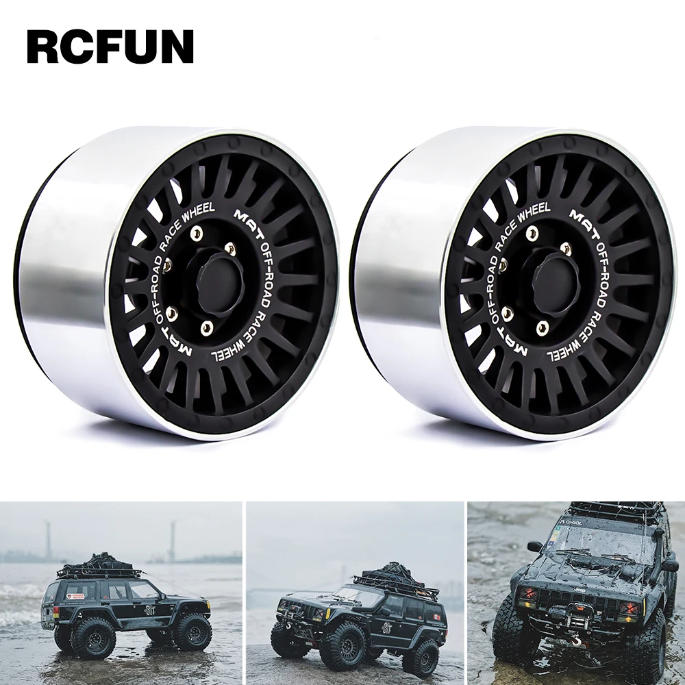 2 шт. 2.2 алюминиевого сплава Beadlock &quotступица обода колеса для 1/10 RC Crawler Traxxas TRX4 Axial