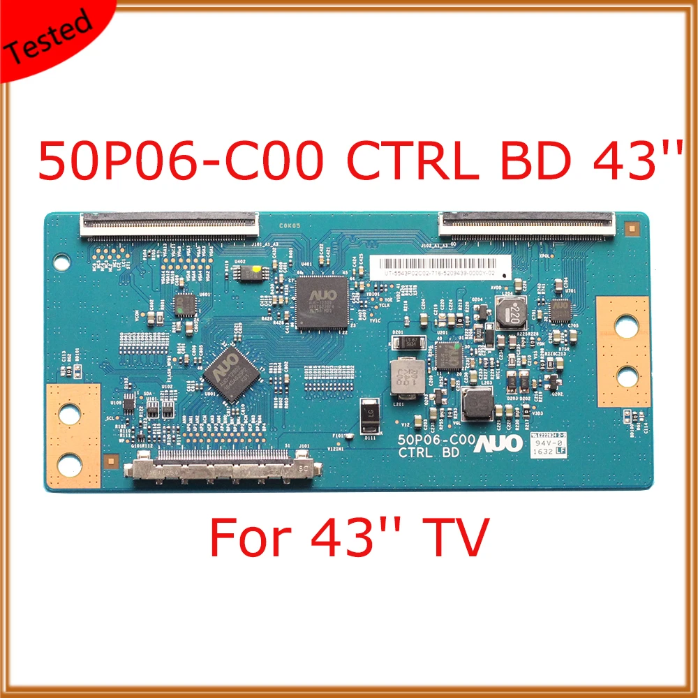 Плата Tcon 50P06 C00 CTRL BD 43 '' оборудование для отображения телевизора T CON сменная плата тарелка Tcom con