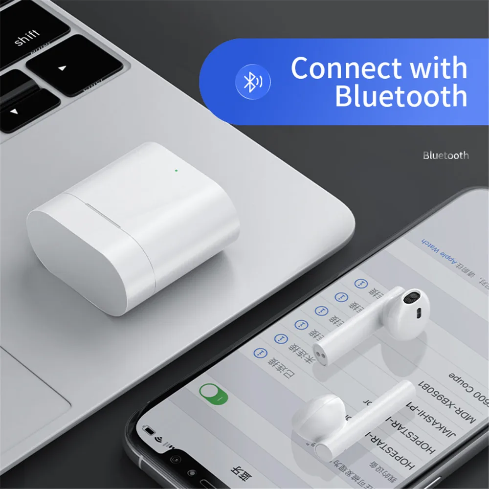 Mir6 Bluetooth earphone Wireless Earbuds 5 0 TWS headphone Noise Cancelling with Mic headset gamer for iPhone Xiaomi Samsung