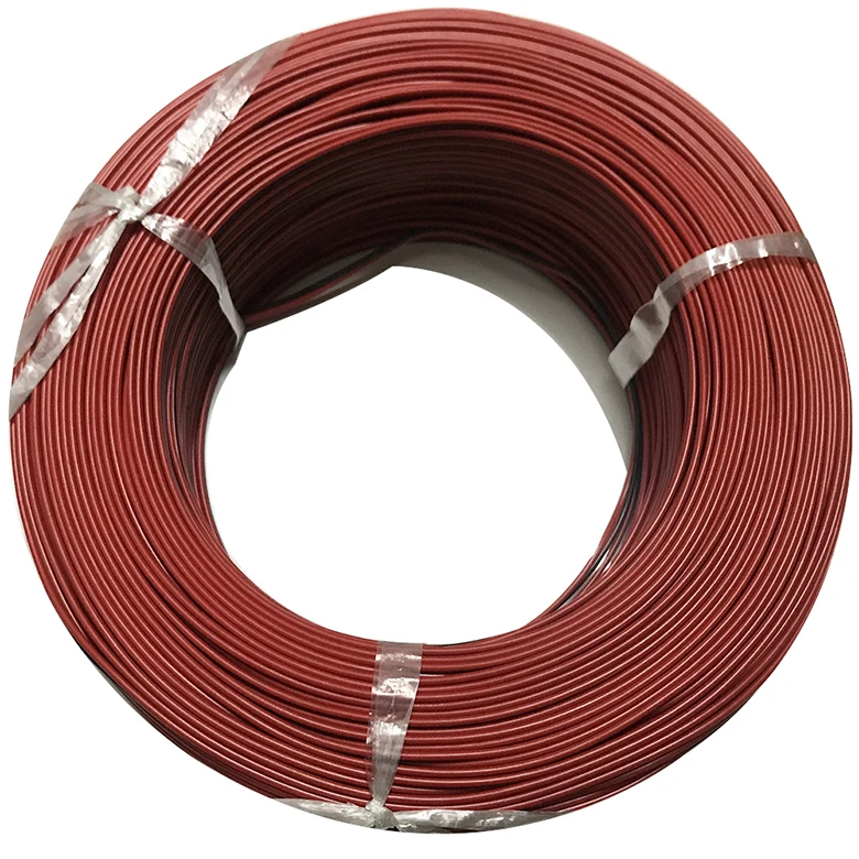 30 метров UL 2468 24AWG2pin красный черный электронный светодиодный провод Гибкая полоса огнестойкий провод ПВХ Параллельный соединитель линий