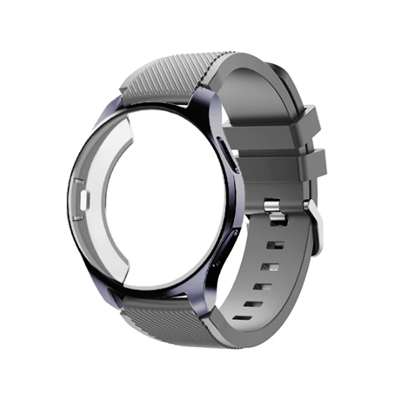 Чехол для часов+ ремешок для samsung gear S3 Frontier Galaxy watch 46 мм 42 м 22 мм/20 мм смарт часы ремешок и защитный чехол Аксессуары