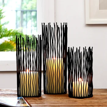 

Modern Centerpieces Candle Holders Candlestick Wedding Centerpieces Candlestick Holder Decoration Maison Moroccan Decor BA60ZT