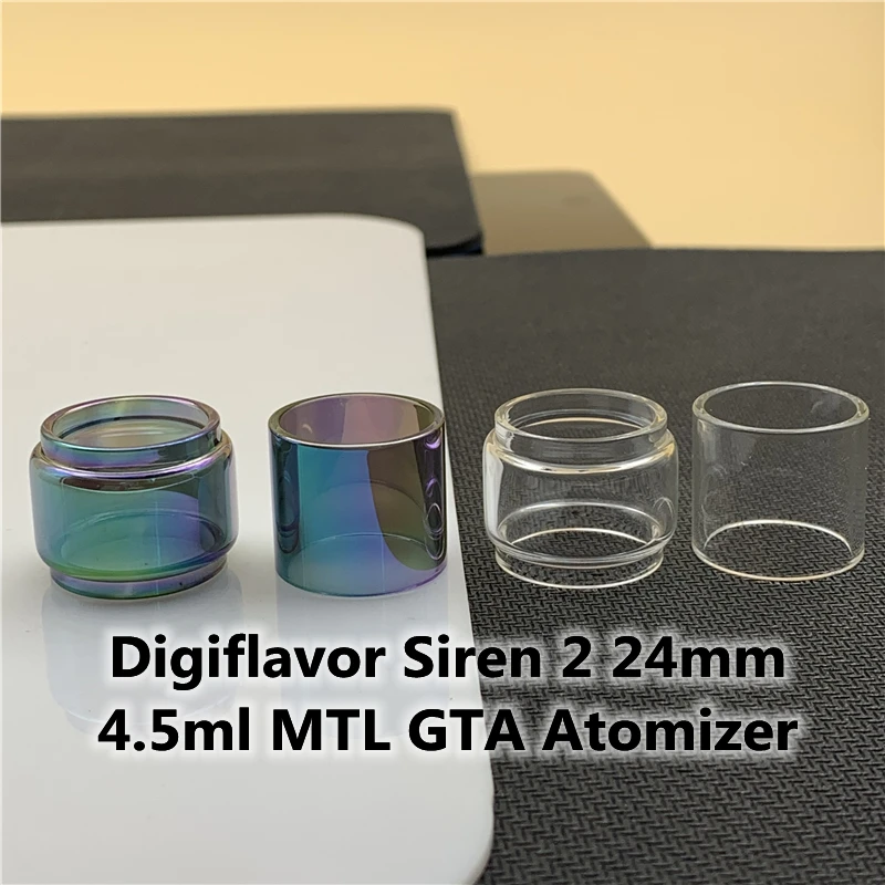 Digiflavor сирена 2 24 мм 4 5 мл атомайзер MTL GTA обычная лампа 8 стеклянная трубка для