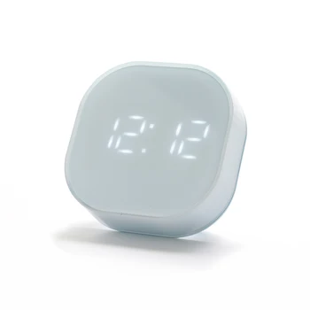 

White Silent Led Snooze Cute Digital Alarm Clock Smart Table Modern Alarm Clock Digital Student Wekker Electronic Gadgets New