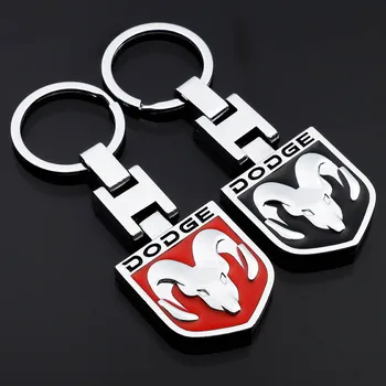 

Metal Car Keychain Key Ring Accessories For Dodge Charger Challenger Jcuv Journey Nitro Caliber Durango Caravan Ram 1500 3500