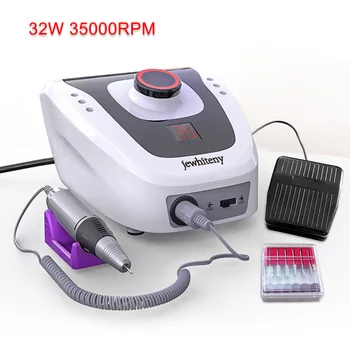 

Pro 32W 35000RPM Electric Nail Drill Machine Diamond Nail File Drill Machine Maniure Cutter And Pedicure Drill Polish Bits Tools