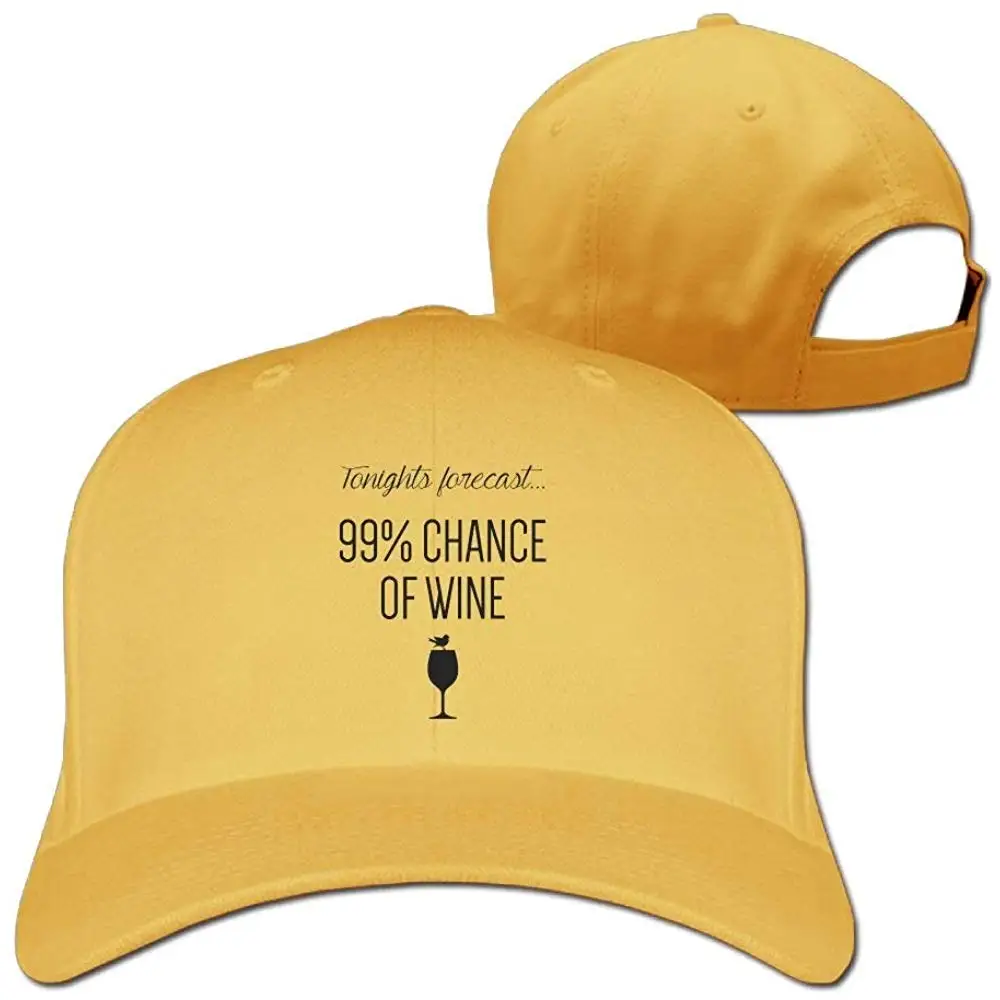 Унисекс 99% Chance of Wine бейсболка хип-хоп кепка винтажные регулируемые шляпы