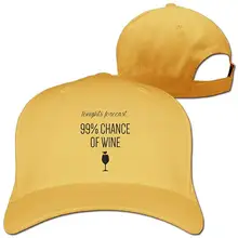 Унисекс 99% Chance of Wine бейсболка хип-хоп кепка винтажные регулируемые шляпы