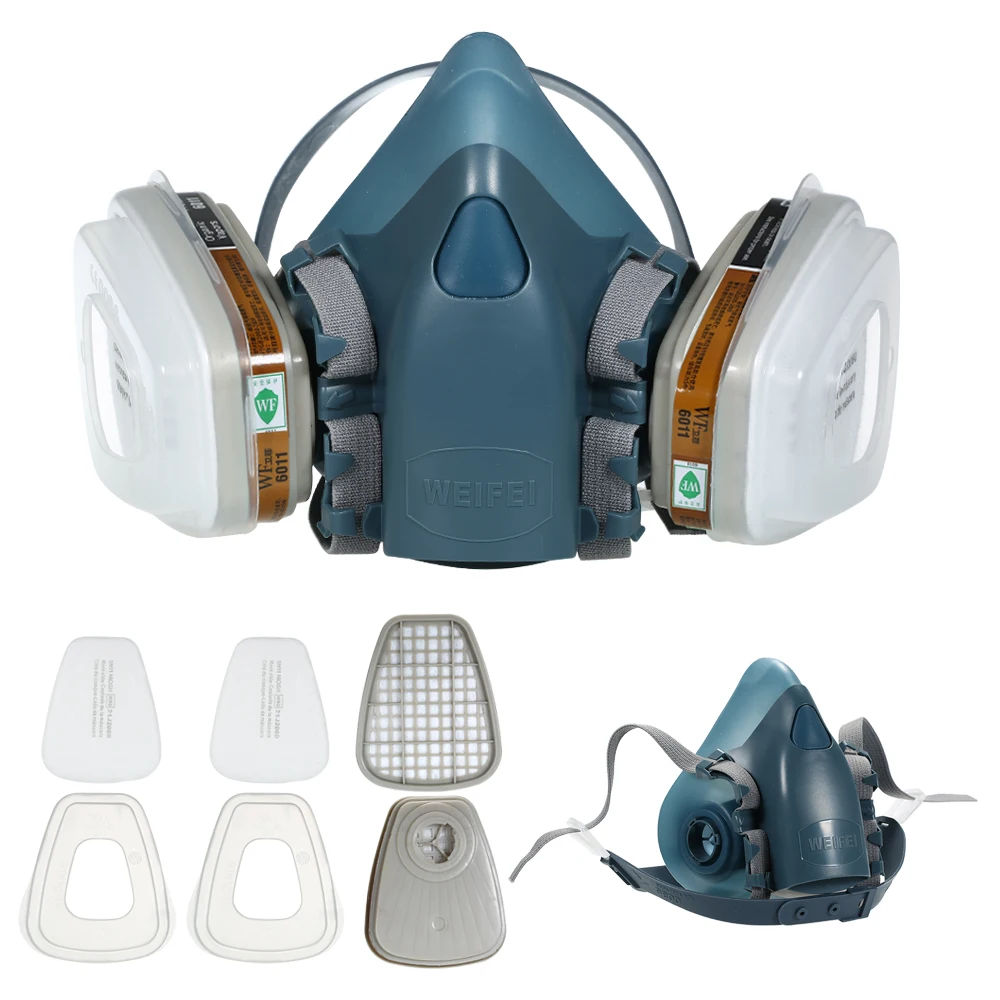 8200 половина лица противогаз Пыленепроницаемая живопись распыление respirator маска фильтр хлопок покрытие персональное защитное оборудование