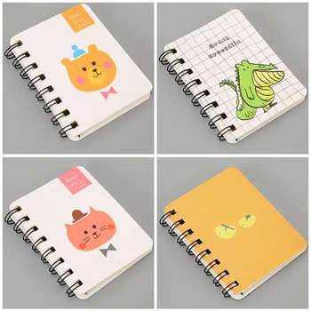 

Cartoon Notebooks Cute Animal Plant Notepad School Supplies Stationery Student Week Planner Spiral Day Plan Diary Memo Pad