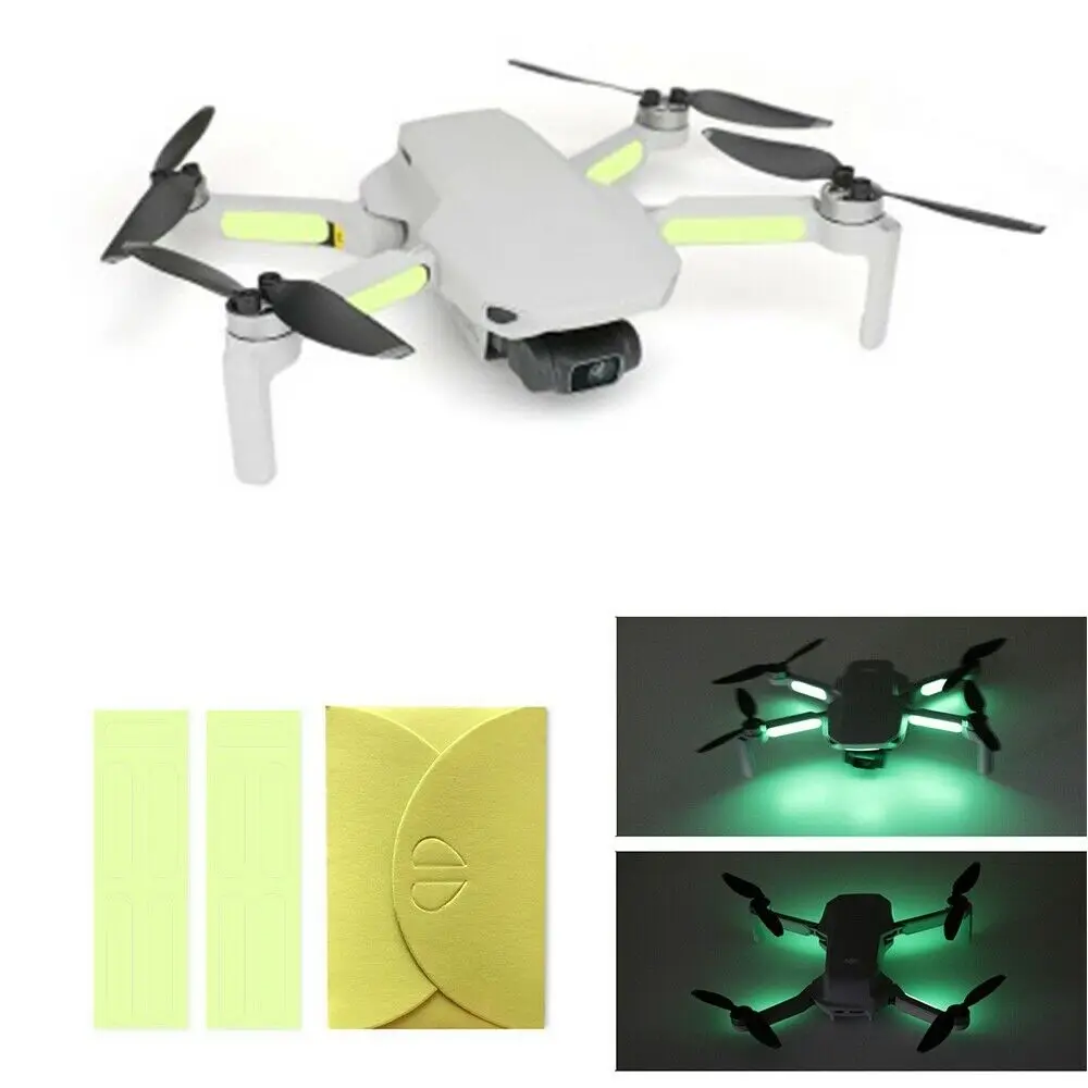 Светящаяся наклейка для DJI Mavic Mini RC Drone, легко наклеивается, не садится, не деформируется, не деформируется, TY1307